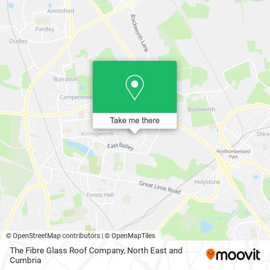 The Fibre Glass Roof Company map