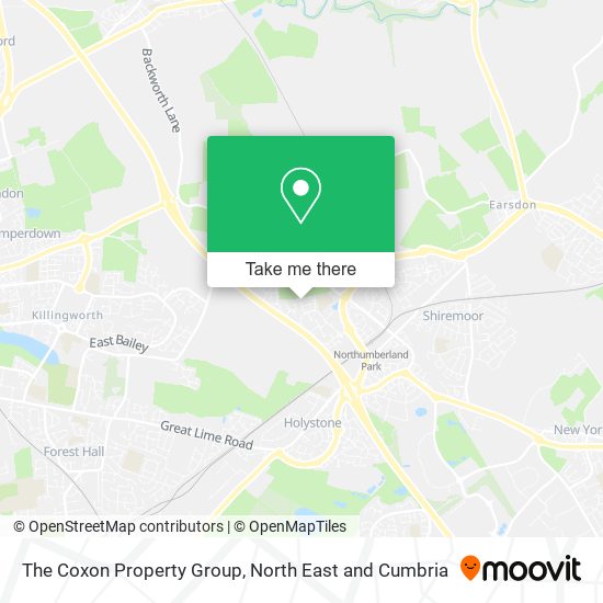 The Coxon Property Group map