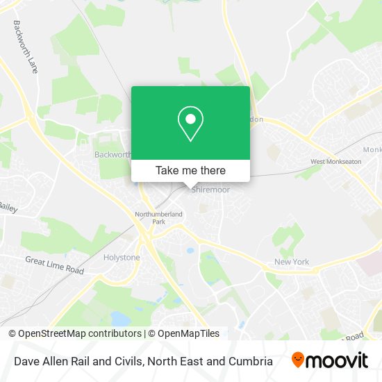 Dave Allen Rail and Civils map