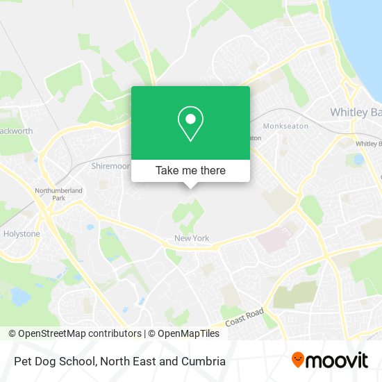 Pet Dog School map