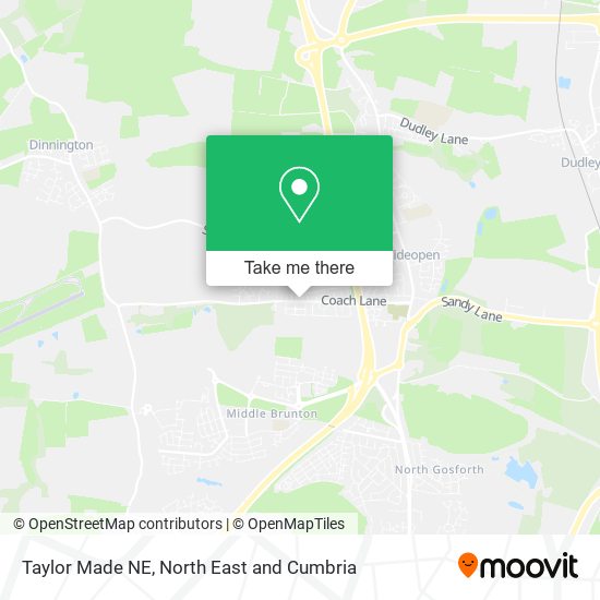 Taylor Made NE map