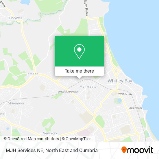 MJH Services NE map