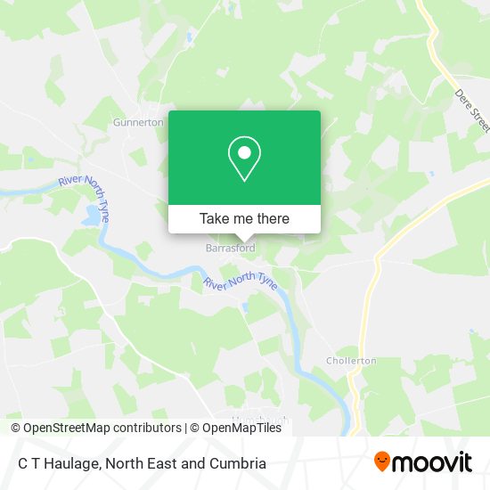 C T Haulage map