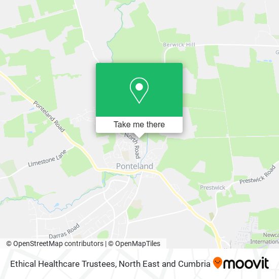 Ethical Healthcare Trustees map