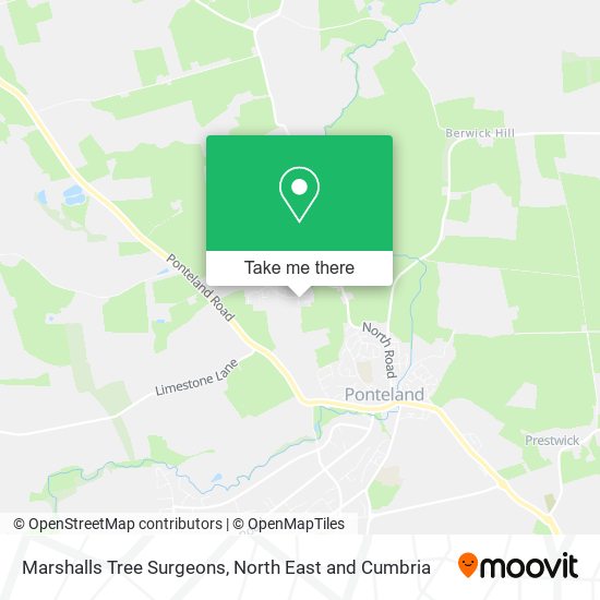 Marshalls Tree Surgeons map