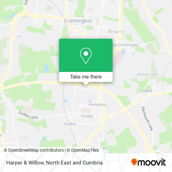 Harper & Willow map