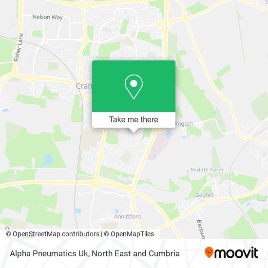 Alpha Pneumatics Uk map