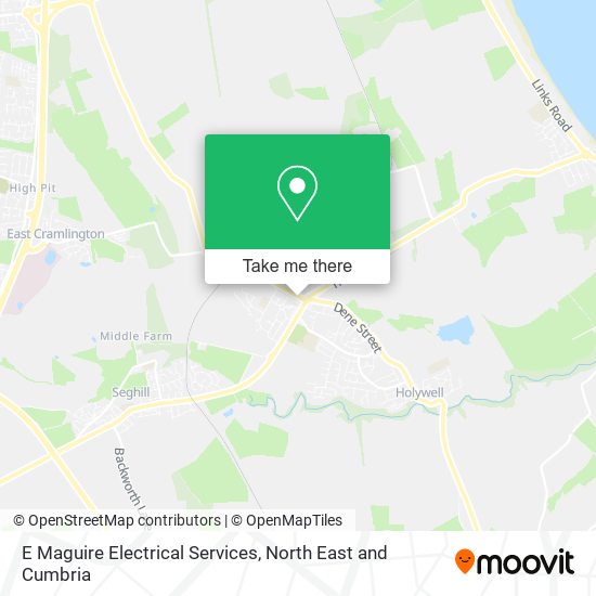 E Maguire Electrical Services map