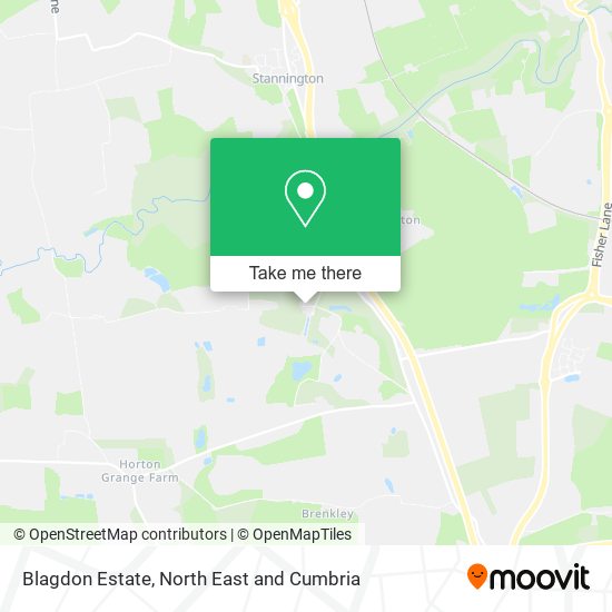 Blagdon Estate map