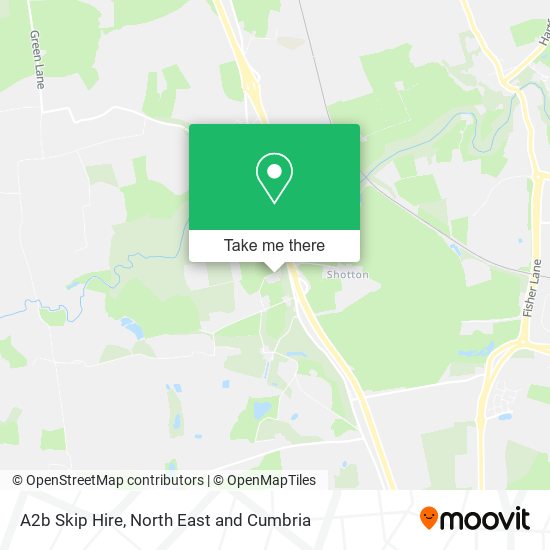 A2b Skip Hire map