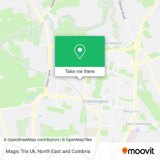 Magic Trix Uk map