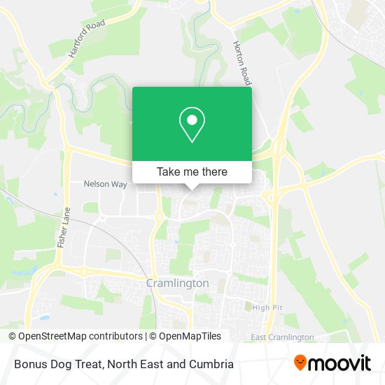 Bonus Dog Treat map