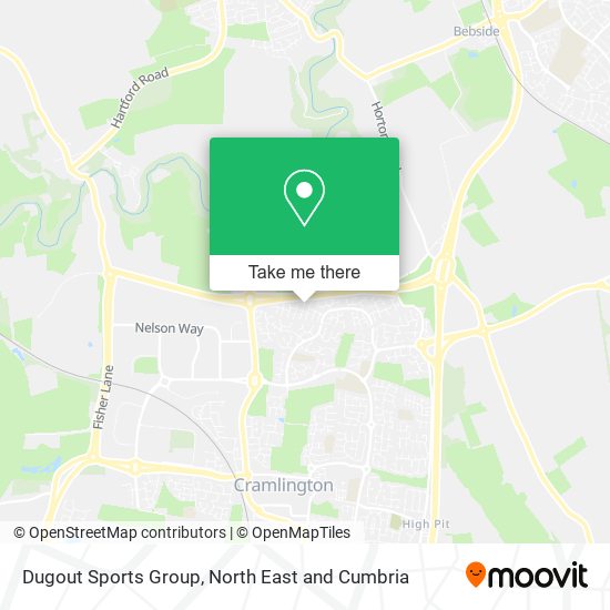 Dugout Sports Group map