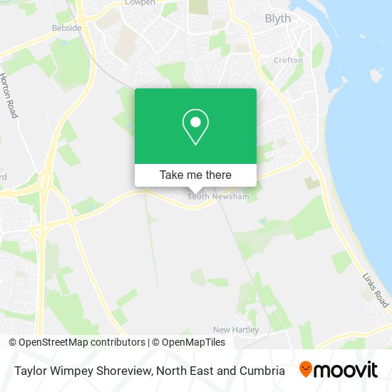 Taylor Wimpey Shoreview map