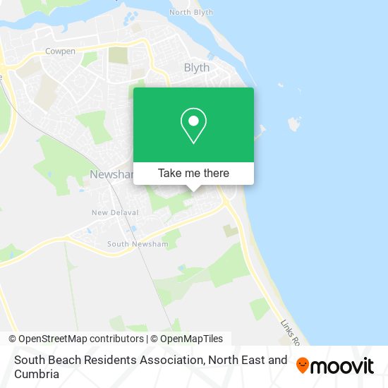 South Beach Residents Association map