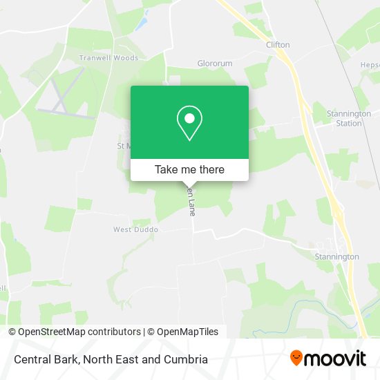 Central Bark map