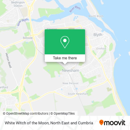 White Witch of the Moon map