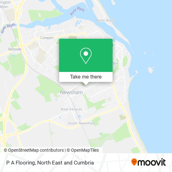 P A Flooring map