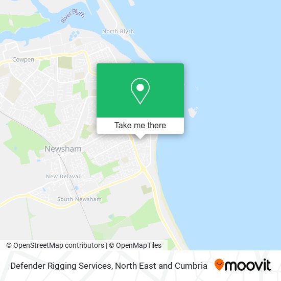 Defender Rigging Services map