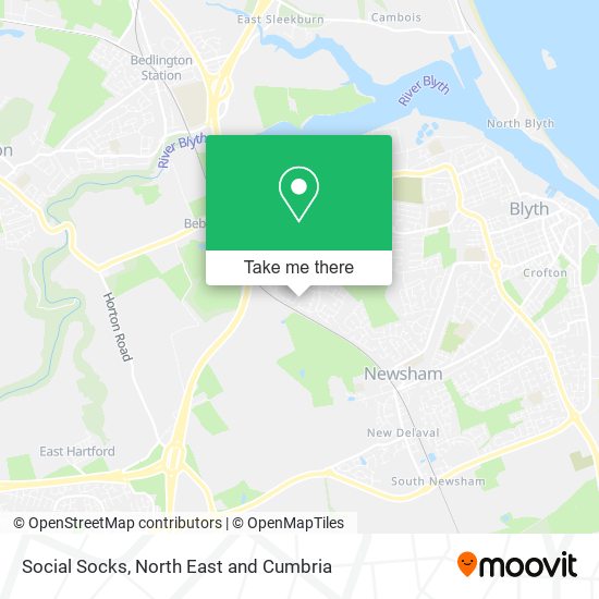 Social Socks map