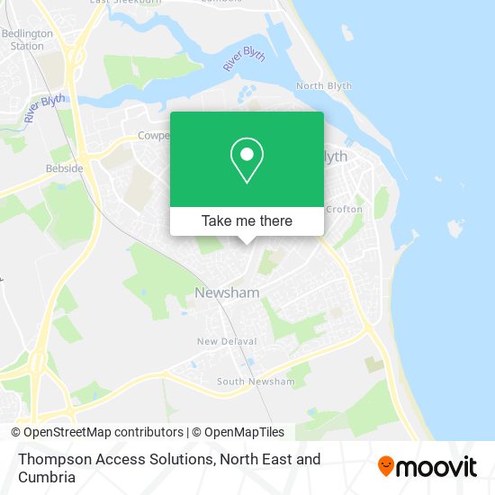 Thompson Access Solutions map