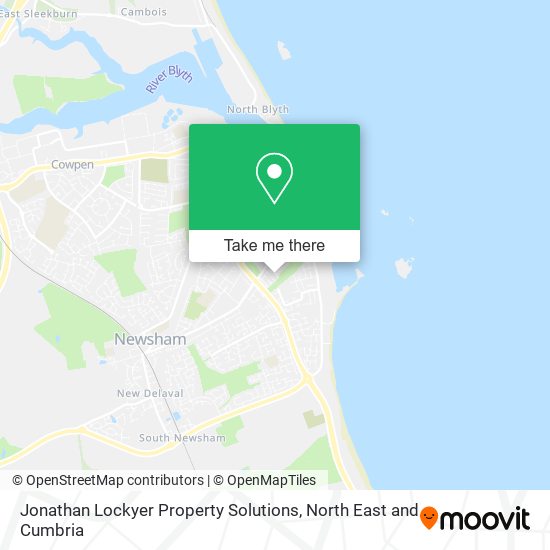 Jonathan Lockyer Property Solutions map