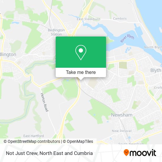 Not Just Crew map