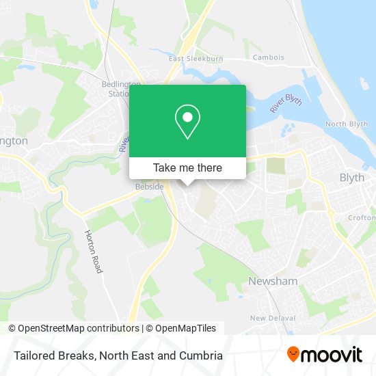 Tailored Breaks map