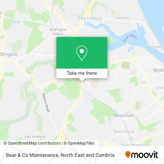 Bear & Co Maintenance map