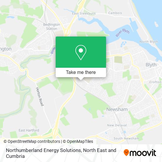Northumberland Energy Solutions map