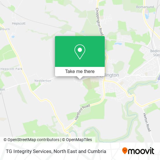 TG Integrity Services map
