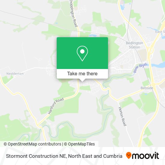 Stormont Construction NE map