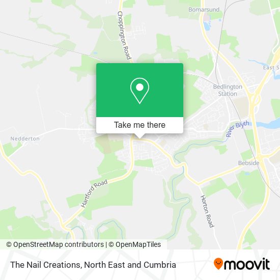 The Nail Creations map