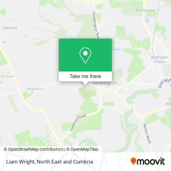 Liam Wright map
