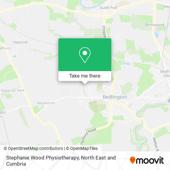 Stephanie Wood Physiotherapy map