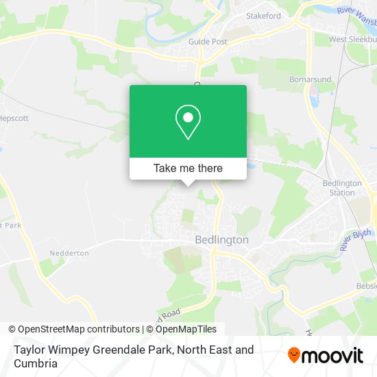 Taylor Wimpey Greendale Park map