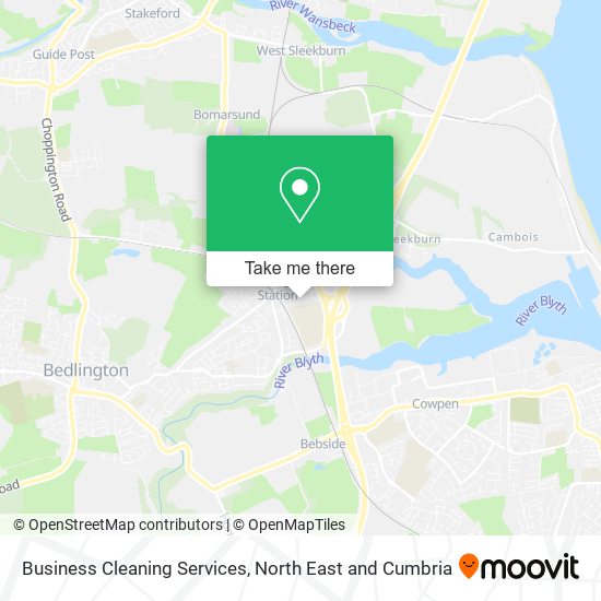 Business Cleaning Services map