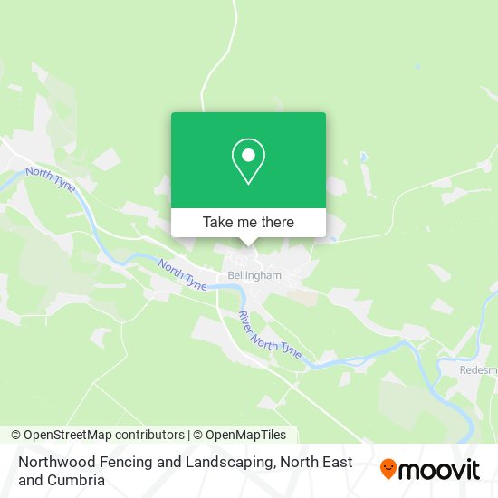 Northwood Fencing and Landscaping map