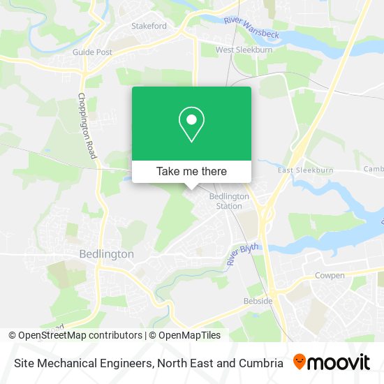 Site Mechanical Engineers map