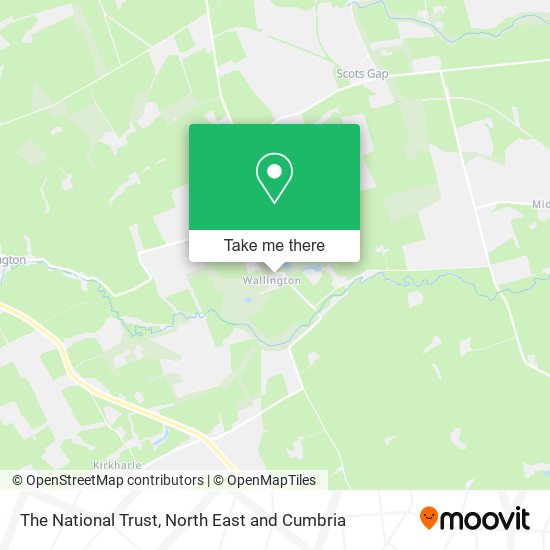 The National Trust map