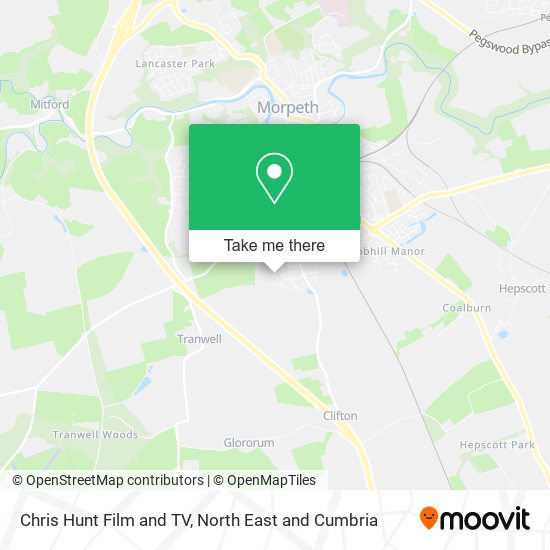 Chris Hunt Film and TV map