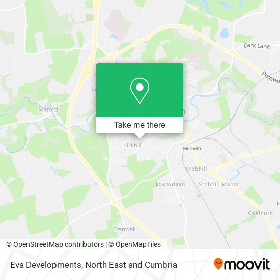 Eva Developments map