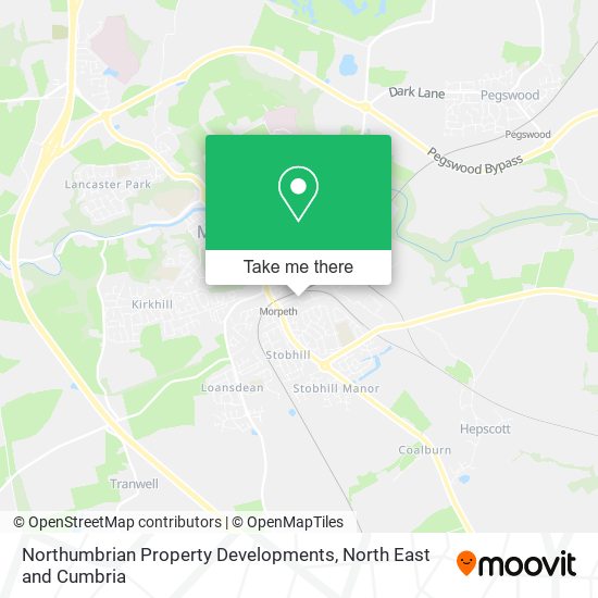 Northumbrian Property Developments map