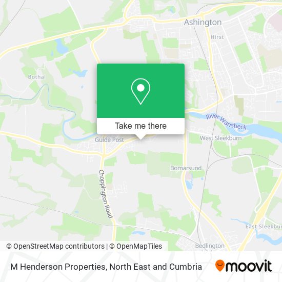 M Henderson Properties map