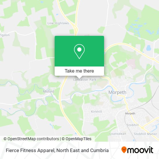 Fierce Fitness Apparel map