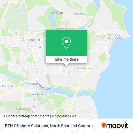 BTH Offshore Solutions map