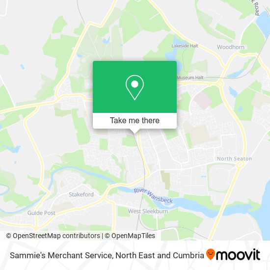 Sammie's Merchant Service map