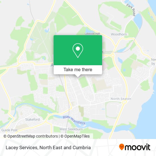 Lacey Services map
