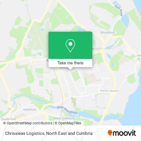 Chrissieas Logistics map