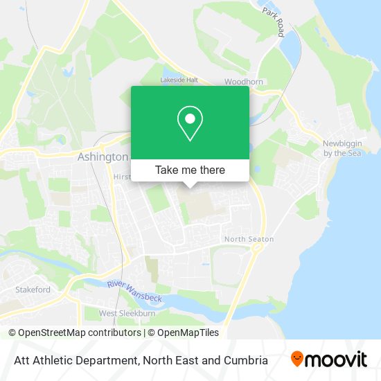 Att Athletic Department map